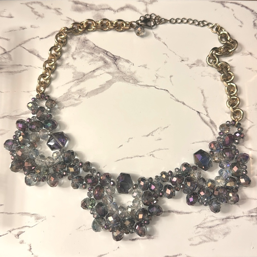 Franchescas Crystal Embellished Statement Necklace